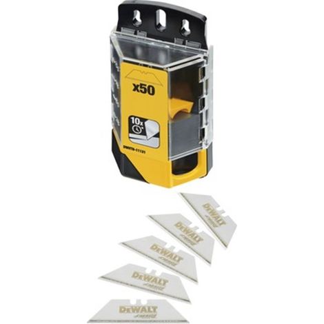 Hojas trapezoidales de cuchillo, 50 piezas DeWalt DWHT8-11131