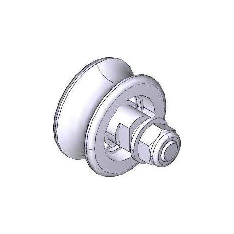 Roues de coulissement pour chariot - porte automatique CAME 119RIP069
