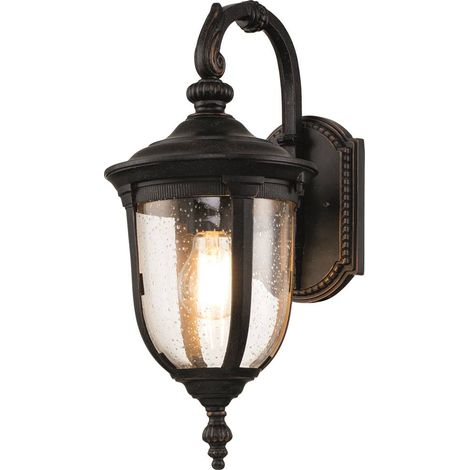 Elstead Cleveland Lanterna da parete per esterno Bronzo Invecchiato, IP44 (1/5)