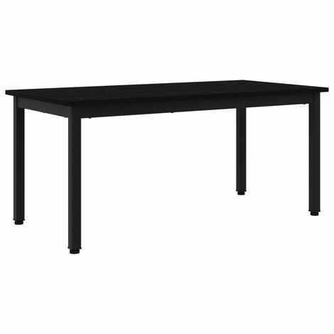 Coffee Table Black Oak 100 x 50 x 45 cm Engineered Wood vidaXL