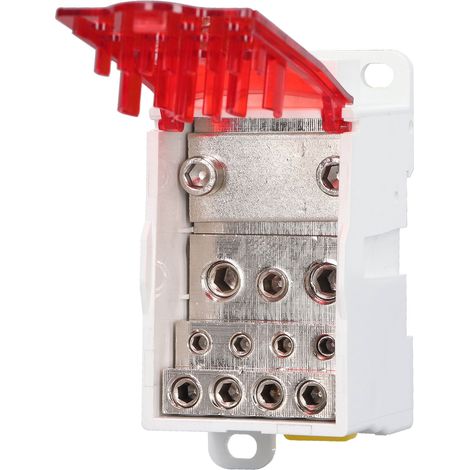 Boîte de jonction à bornes UKK500 C45 690 V 500 A unipolaire rouge (1/5)