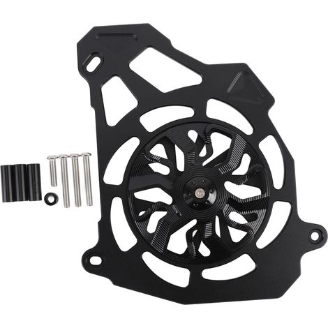 Protection de radiateur de moto en alliage d'aluminium améliore la stabilité de conduite remplacement du réservoir d'eau pour NMAX155 NVX155 AEROX155 2016 à 2023 noir (1/5)