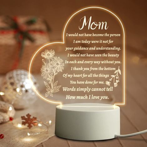 Gifts for Mother's Day, birthday gifts for mom, night light (1/5)