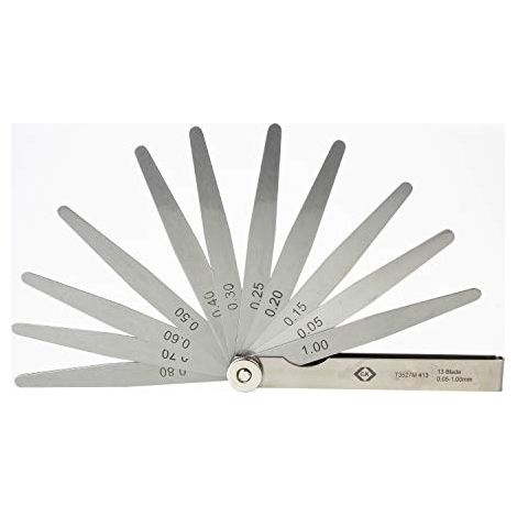 CK Modelo de Calibre de Espesor Compacto 13 Láminas