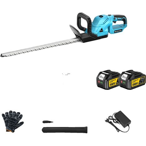Elektrischer Heckenschneider, kabelloses Design, effiziente Schneidkraft, 2 Batterien (1/2)