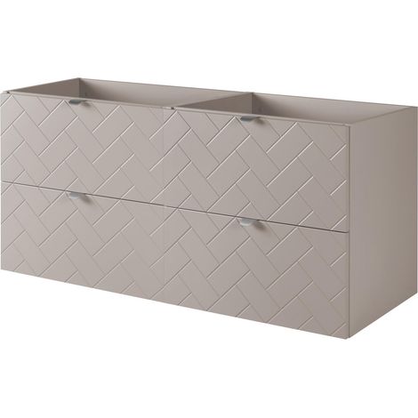Mobile da bagno, Cashmere, 120 x 57 x 46 cm, Maniglie Argento (1/5)