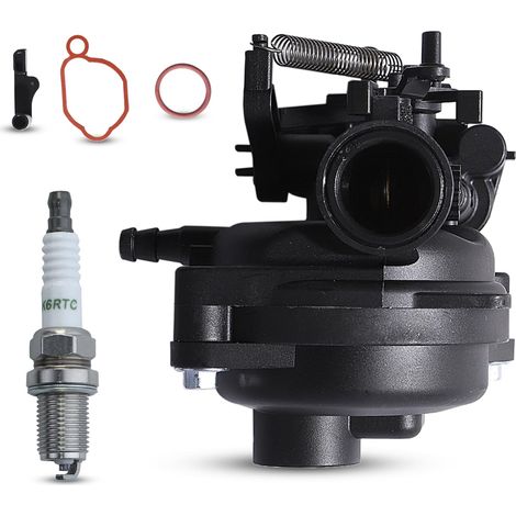 Carburateur 799584 pour tondeuse à moteur 4 temps 550EX 625EX 675EX 725EX 09P702 103M02 avec bougie, remplace 594058 592361 594057 (1/5)