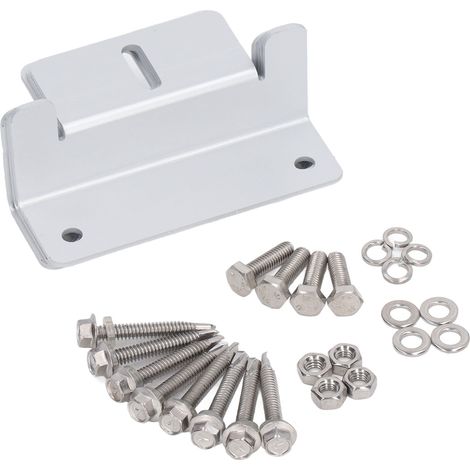 Kit de montage en Z pour panneaux solaires 4 pièces, support en alliage d'aluminium pour installation sur camping-car, bateau, mur, toit, système hors réseau. (1/5)