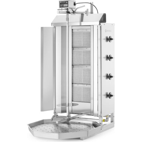 Grill à gaz à kebab Profi Line 12kW 470x550x(H)1150 mm - Hendi