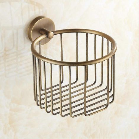 Porte-papier toilette mural double, distributeur de mouchoirs en papier, large ouverture, couleur abricot (1/5)