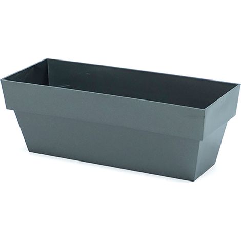Jardinera limited antracita 10 x 25 cm