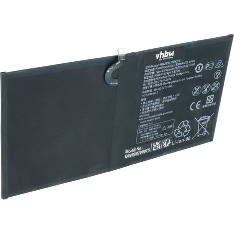 vhbw Akku Ersatz für Huawei HB299418ECW, HB2994I8ECW für Tablet Pad (7300 mAh, 3,85 V, Li-Polymer) (1/5)