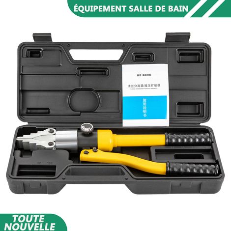 WAOBDLA 8T 30MM Kit d'outils de division de distributeur de bride hydraulique portatif pour la réparation des tuyaux (1/5)