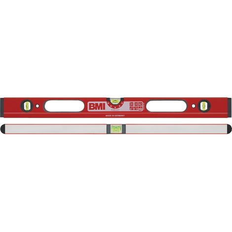 Niveau à bulles ROBUST 100 cm aluminium rouge ± 0,5mm/m (1/3)
