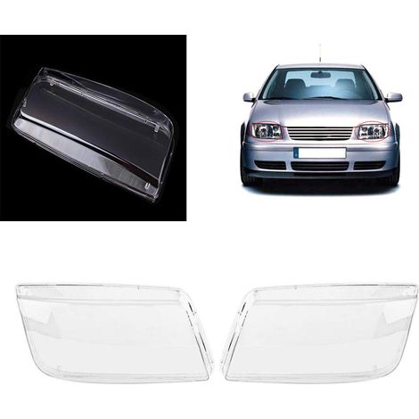 Abat-jour en plastique pour phare de rechange Transparent pour MK4 Jetta Bora 1998-2004 (1/5)