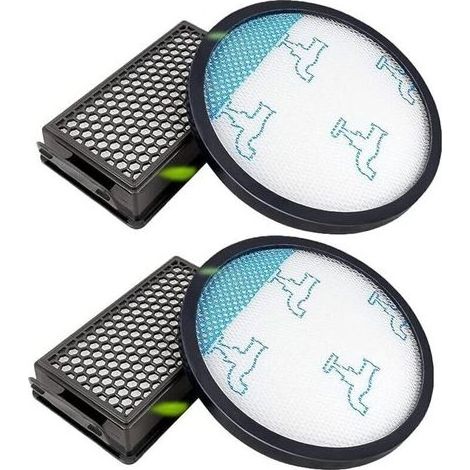 2 filtres de Rechange pour aspirateur Rowenta RO4811EA RO4823EA RO4825EA RO4826EA RO4853EA RO4855EA RO4859EA RO4871EA Compact Power XXL Aspirateur à remorquage, avec caractéristiques : Filtre (1/4)