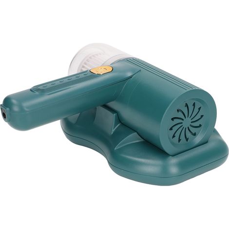 Aspirateur Anti-Acariens Sans Fil USB 20Kpa avec Lumière Violette, Éliminateur Électrique d'Acariens Vert