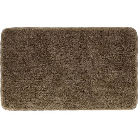 Weicher mikrofaserteppich unter latex 45x75 cm - braun - Tendance
