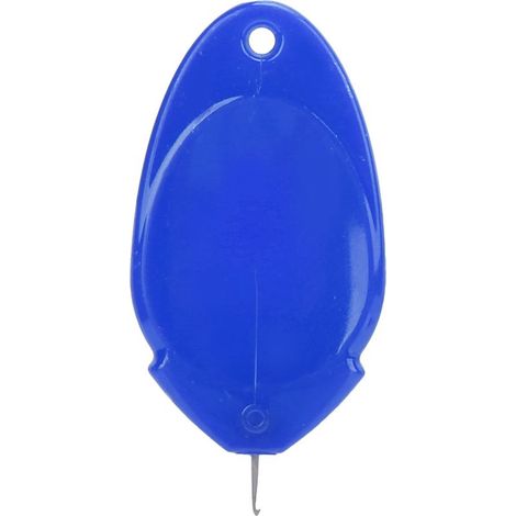 Tragbarer, mehrfarbiger Nadeleinfädler aus Kunststoff für Näh- und Bastelarbeiten (Blau 504) (1/5)