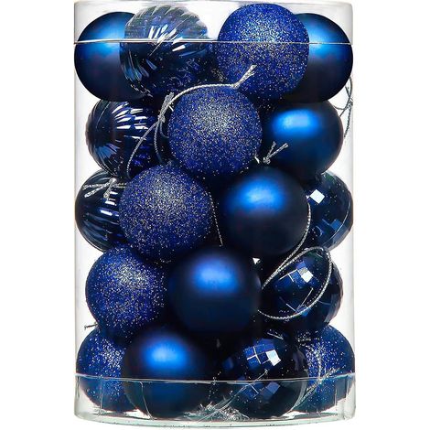 Boules de Noël, décorations pour sapin de Noël, boules de Noël à suspendre (1/4)