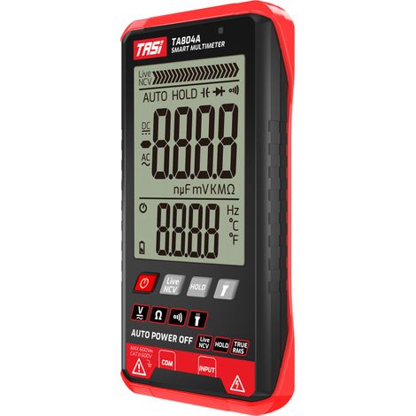 TA804A Ultradünnes True-RMS-Digitalmultimeter für Ohm und NCV