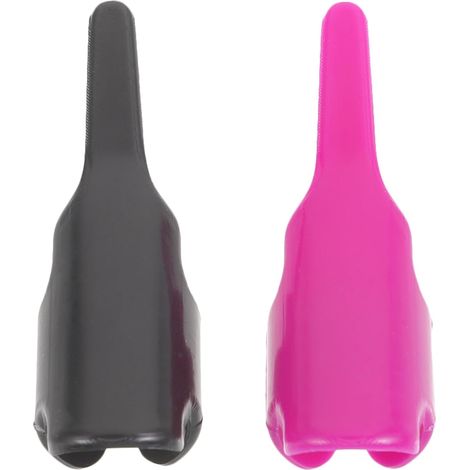 Lot de 2 protège doigts en plastique pour la couture avec un (1/5)