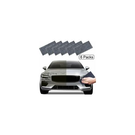 Chiffon anti-rayures pour voiture, lot de 6 chiffons anti-rayures Nano Magic, répare les rayures, les résidus de peinture, les tourbillons, les taches d'eau et le polissage de surface.