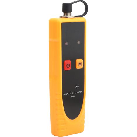 Stylo testeur fibre optique GM64, localisateur visuel de défauts 1mW, pointeur rouge lumineux, outil de vérification câble fibre, format stylo, équipement de diagnostic réseau. (1/5)