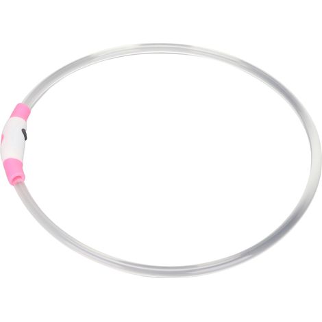 Wiederaufladbares LED-Hundehalsband per USB, verstellbar, aus TPU, wasserdicht und leuchtend (1/5)