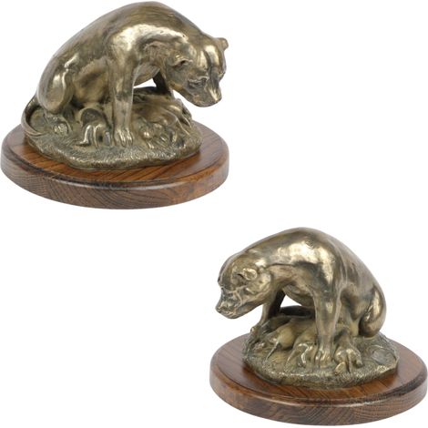 Staffordshire Bull Terrier, Staffik, Staffi III - statuetta per cani, figurina da ufficio, trofeo per una mostra canina di Art-Dog (1/5)