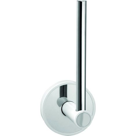 Portarotolo bagno finitura bianca in acciaio linea Kaman LEFO-20 kamalu