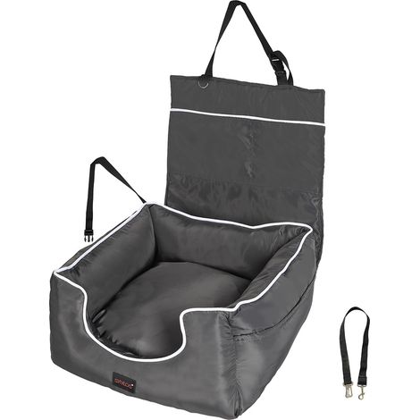 Skylos Dog Car Booster Seat Pet Backrest Safe Protector Waterproof Travel Bed