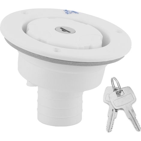 Entrée D Eau Par Gravité - Bouchon De Remplissage Anti Fuite Verrouillable - Pour Camping Car Caravane Fourgon Aménagé - 1 Pièce (1/5)