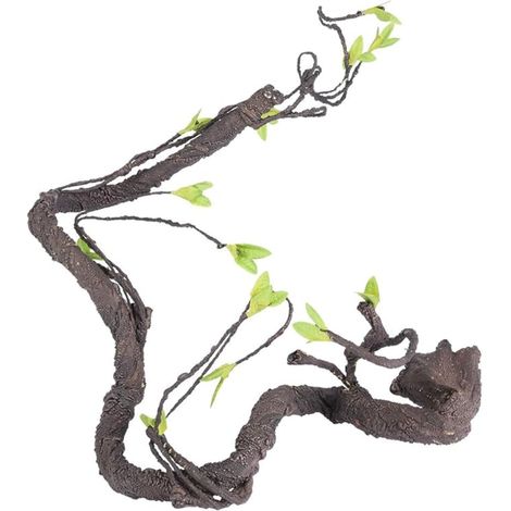 Décor de Terrarium, Branche de courbure de forêt de grimpeur de Vigne pour des Plantes grimpantes pour Le décor de Reptile(WF-2) (1/5)