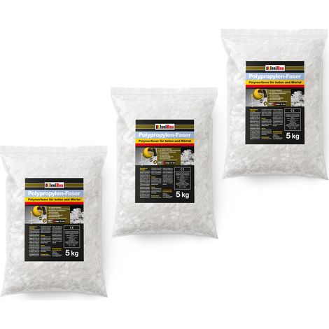 Fibres de polypropylène IsolBau PP 12 mm Polypropylenfasern 15 kg (1/5)
