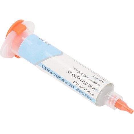 Pâte à braser haute température 217℃ anti-séchage en tube aiguille, flux de soudure 45g pour réparation de téléphone portable (1/5)