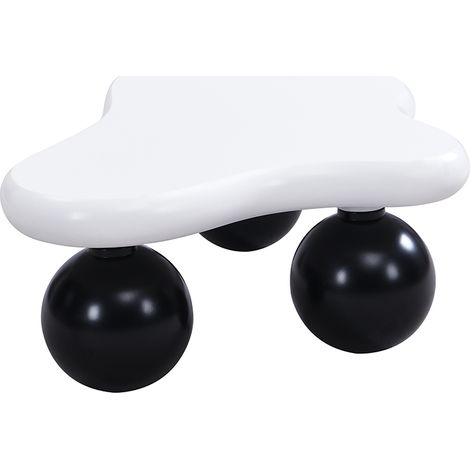 Moderner ovaler Beistelltisch aus Sicherheitsglas – Länge 104,9cm,Breite 60 cm,multifunktionales Design.Fächerförmiges Gestell.Tischbeine aus MDF mit schwarzer Holzoptik. Ideal für Esszimmer,Büro etc. (1/5)