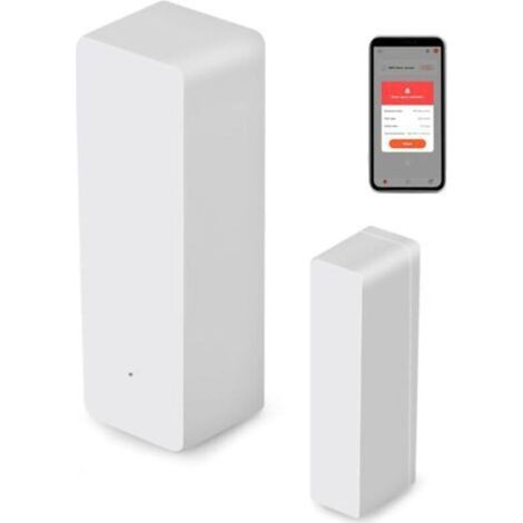 Capteur de Porte WiFi, capteur de fenêtre Intelligent sans Fil, Compatible avec Alexa et Google Assistant, Pas de hub nécessaire (1/5)
