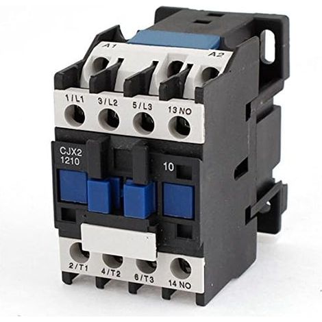 Contacteur C.A. 380V 50/60Hz 12A Bobine De Relais De Démarreur À Moteur Triphasé (1/5)