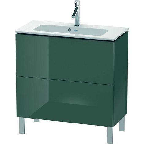 DU WTU Compact L-Cube 704x820x391mm 2 Ausz.,bodenst.,Dolomiti Grey Hochglanz (1/5)