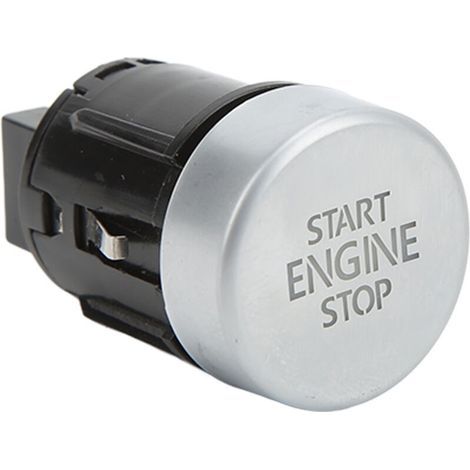 Start-/Stopp-Druckknopf für Automotor 5N0959839, runder ABS-Kunststoff, Wartungs- und Reparaturteil (1/5)