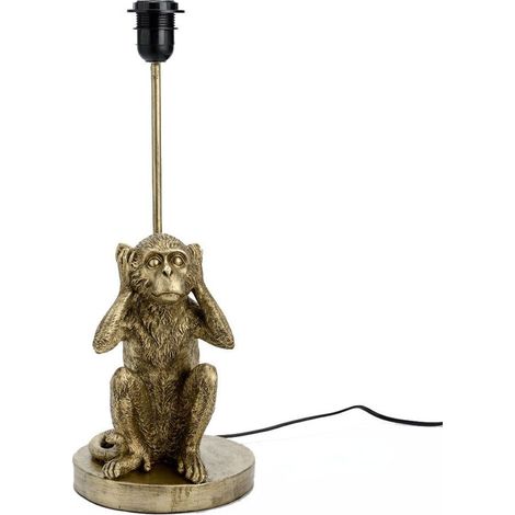 Base de Lampe de table Singe 37 cm - N'entends pas (1/2)