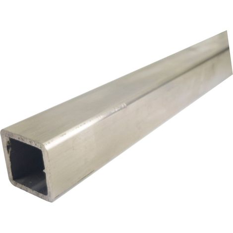Profilé carré en acier inoxydable 20 x 20 x 1,5 mm (6000 mm) (1/5)