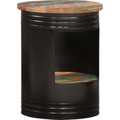Table basse 43x55 cm Bois de récupération solide