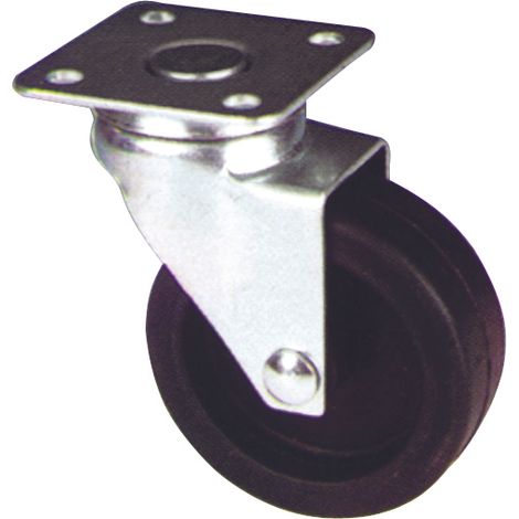 Utilia RUOTA GIREVOLE PER MOBILI mm. 50-piastra mm. 59x47 4.00 pz