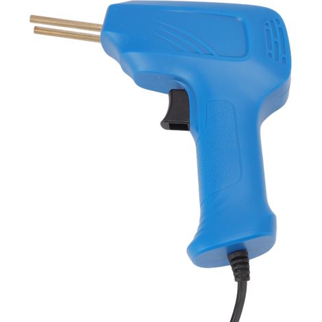 Kit de réparation de soudure plastique portable multifonctionnel avec agrafes chauffantes, prise UE bleue 220 V (1/5)