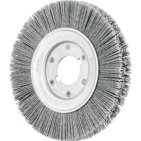 PFERD TOOLS Rundbürste schmal ungezopft RBU Ø 150x16xvariable Bohrung SiC-Filament-Ø 1,00mm Korn 80 2 Stk (1/5)