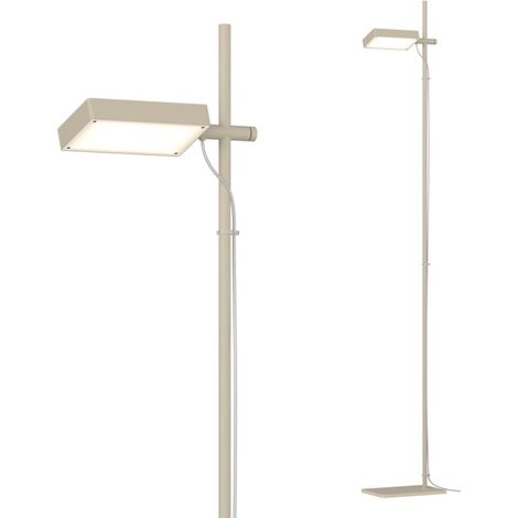 Piantana orientabile top light kubi 1212 t sa led switch 2400lm illuminazione modulo integrato