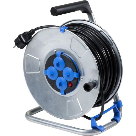 Metallkabeltrommel 25m H05RR-F 3G1,5 IP20