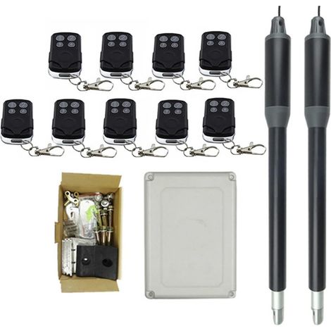 Ouvre-Porte Automatique à Double battant, ouvre-Porte électrique avec télécommande for Porte Industrielle et résidentielle for la sécurité à la Maison/Ferme/Garage/Entreprise(9 Remote Control) (1/5)